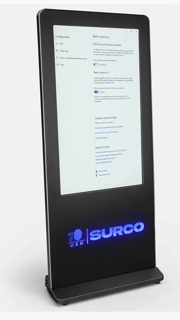 Tótem vertical corporativo
